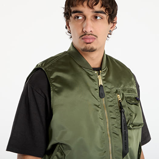Alpha Industries MA-1 Base Vest Sage/ Green | Queens