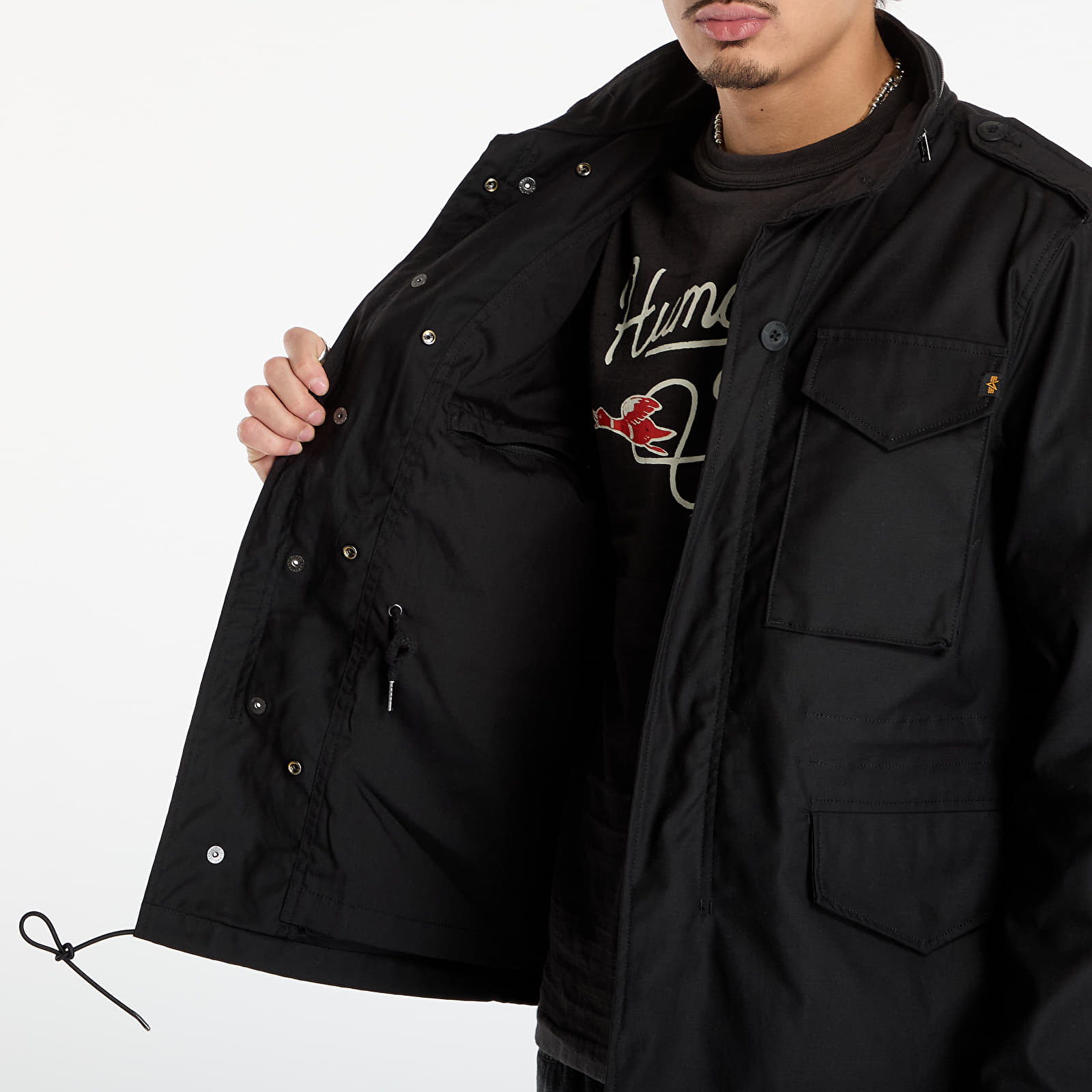 Miesten takit Alpha Industries Studio M-65 Black