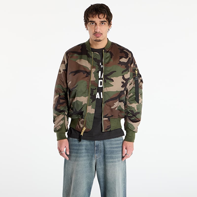 Jacke Alpha Industries MA-1 Base Flight Jacket Camo Wdl Camo 65