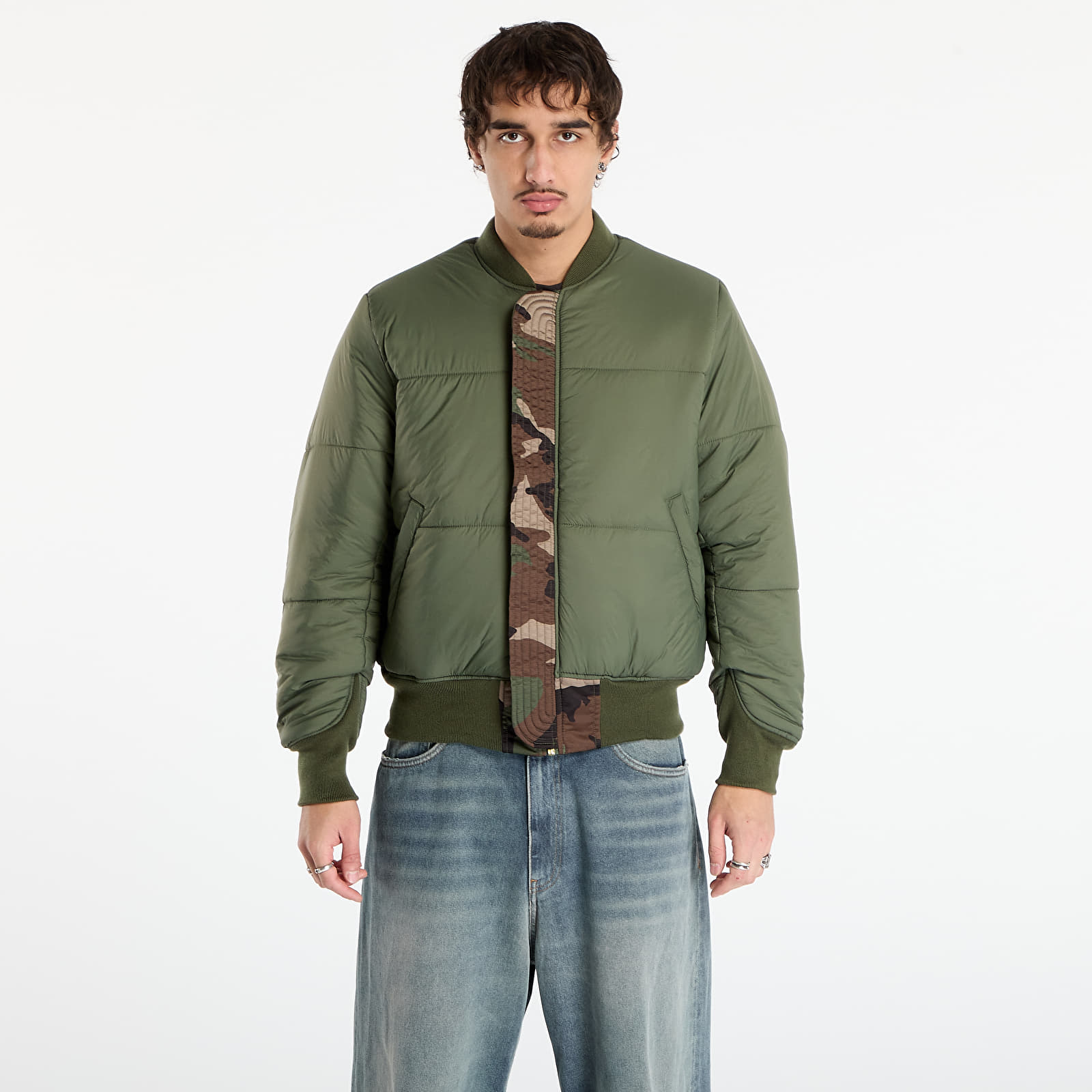 Miesten takit Alpha Industries MA-1 Base Flight Jacket Camo Wdl Camo 65