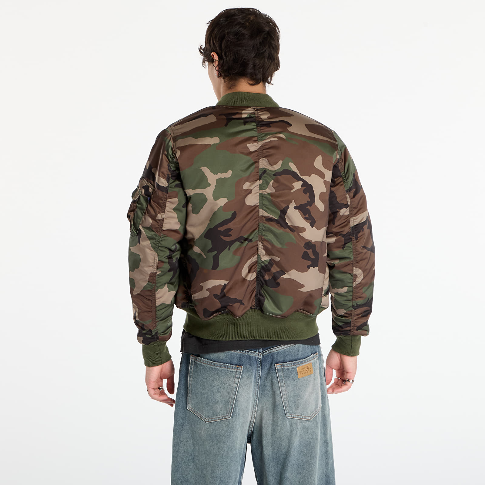 Miesten takit Alpha Industries MA-1 Base Flight Jacket Camo Wdl Camo 65