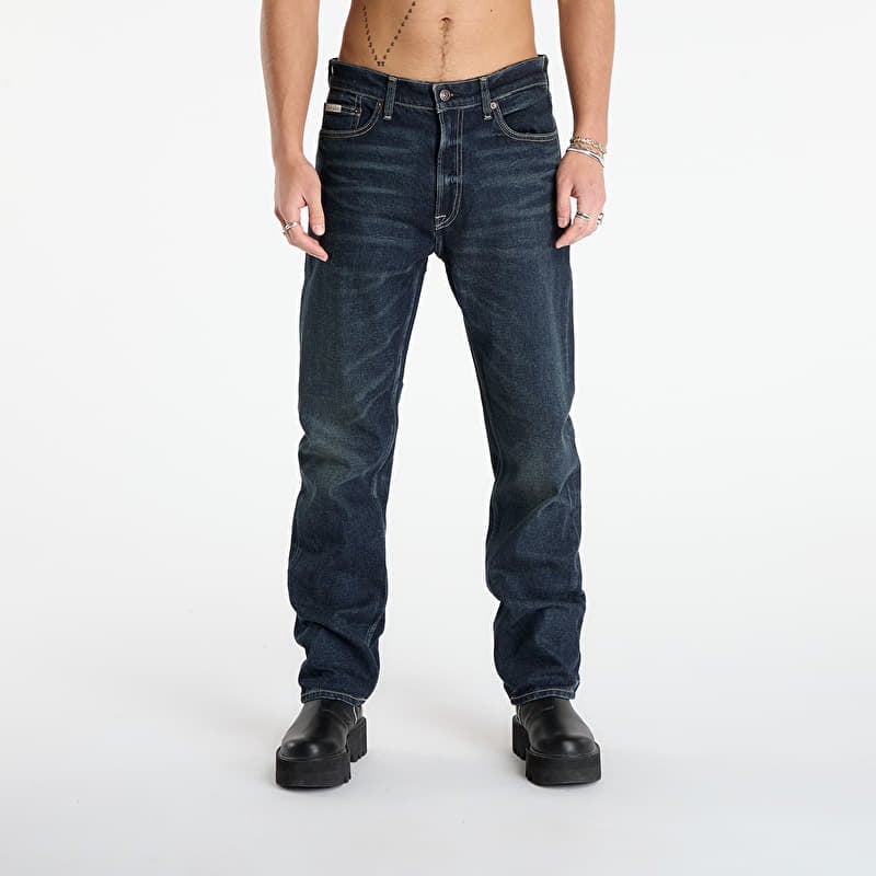 Džínsy Calvin Klein Jeans Standart Straight Gilded Jeans Blue