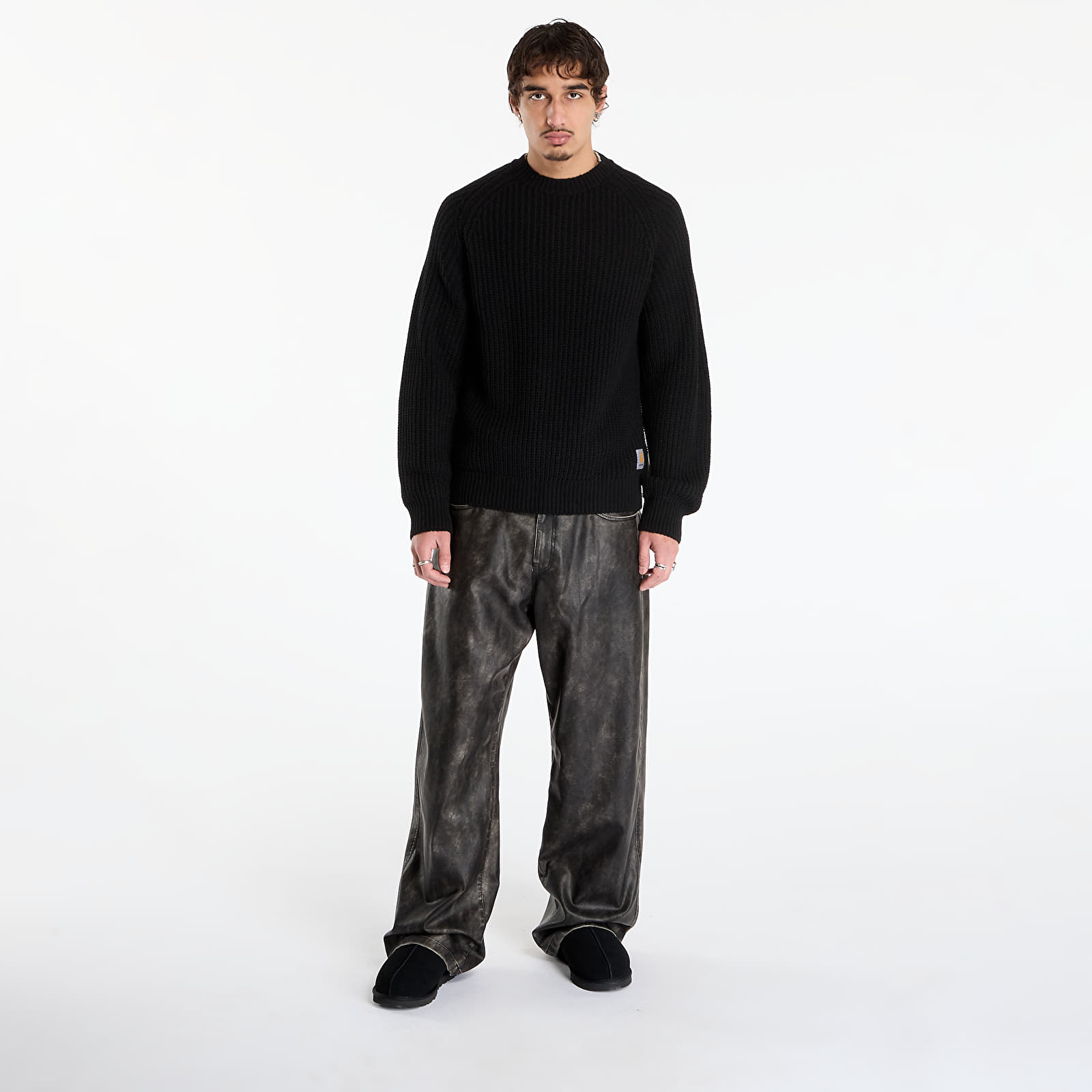 Herren Pullover Carhartt WIP Firth Sweater UNISEX Black