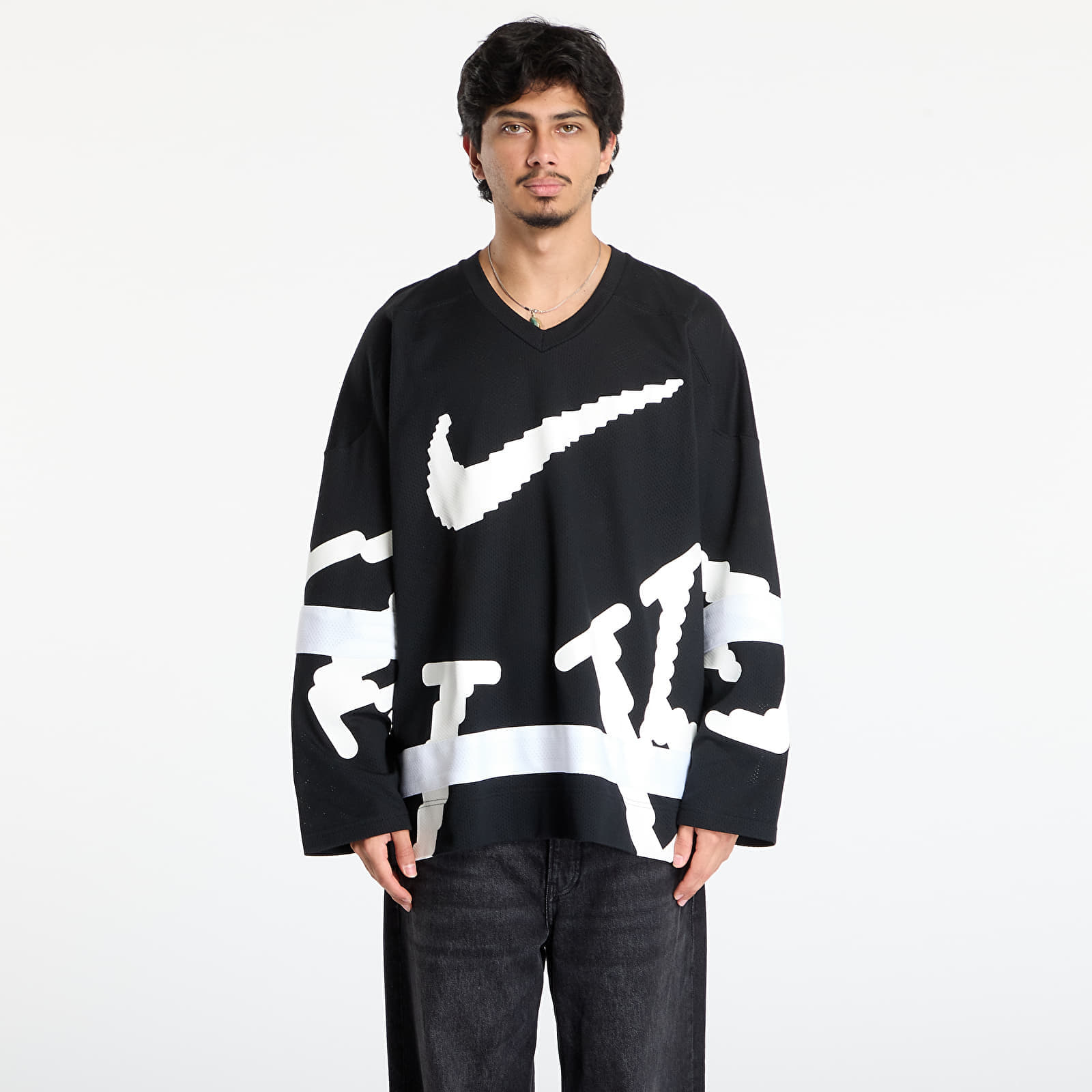 Jersey Nike Sportswear Club Men's Hockey Jersey Black/ White/ White XXL