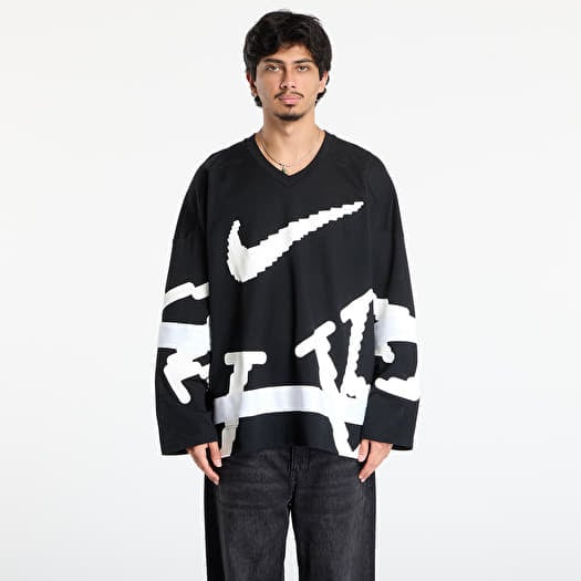 Dres Nike Sportswear Club Men's Hockey Jersey Black/ White/ White