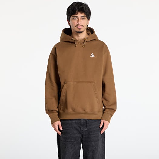 Sweatshirt Nike ACG "Tuff Fleece" Pullover Hoodie Mosswood Brown/ Lt Khaki/ Summit White