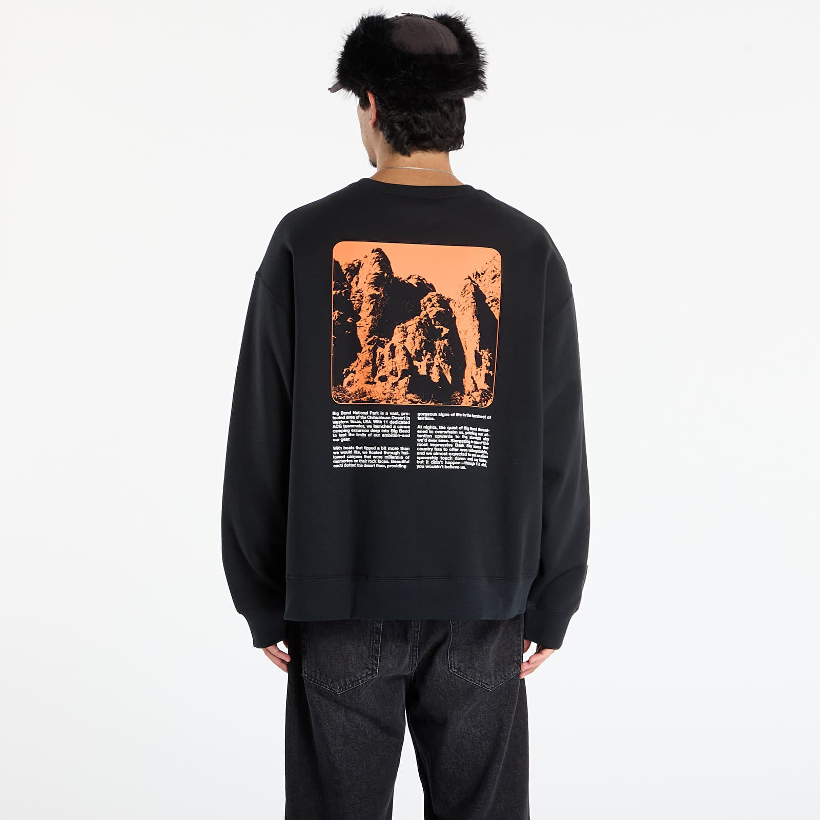 Herren-Sweatshirts Nike ACG "Tuff Fleece" Crew-Neck Black