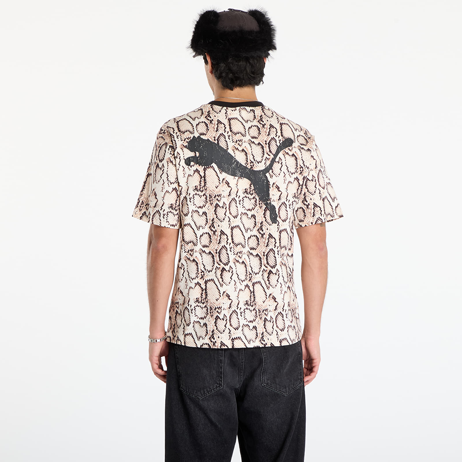 T-shirty męskie Puma x A$AP ROCKY Snakeskin Tee Frosted Ivory AOP