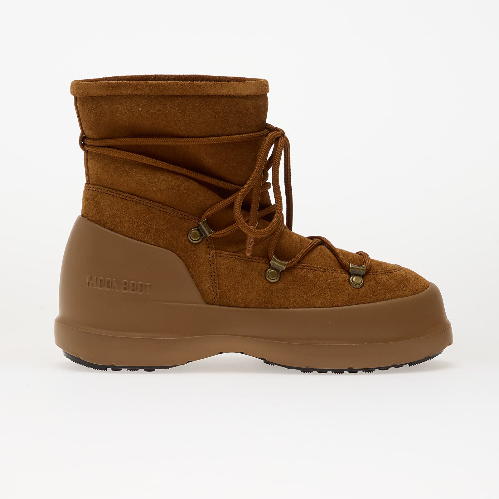 Дамски кецове и обувки Moon Boot Luna Boot Suede Cognac