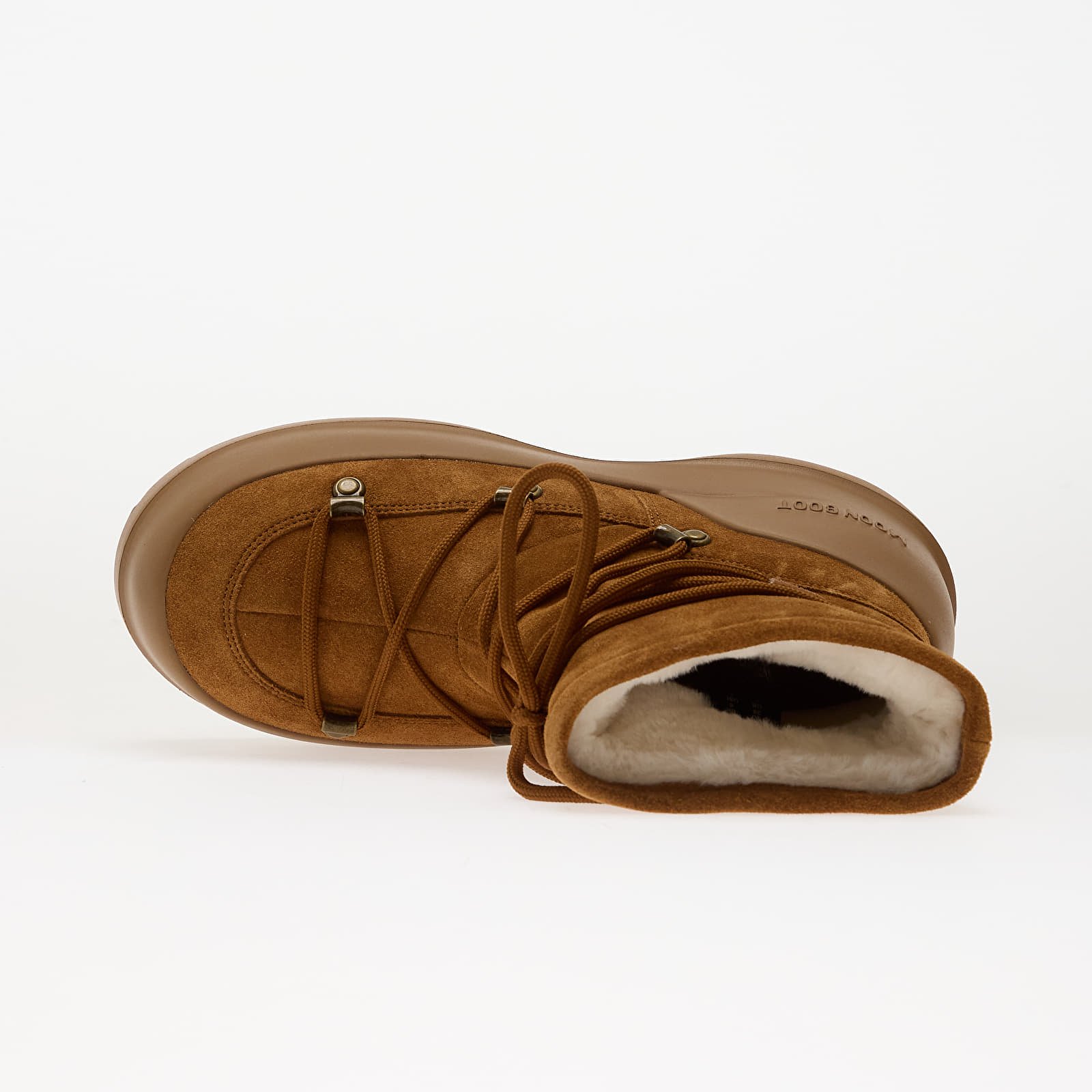 Дамски кецове и обувки Moon Boot Luna Boot Suede Cognac