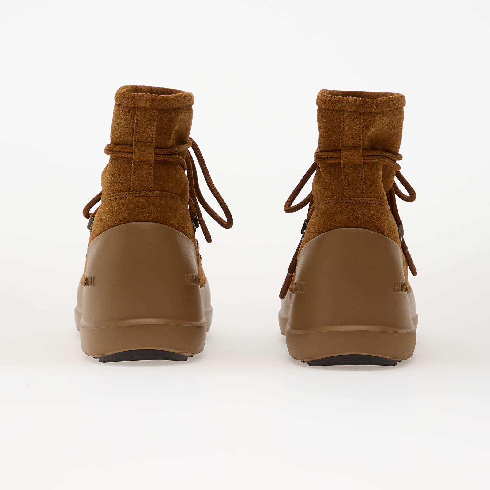 Дамски кецове и обувки Moon Boot Luna Boot Suede Cognac