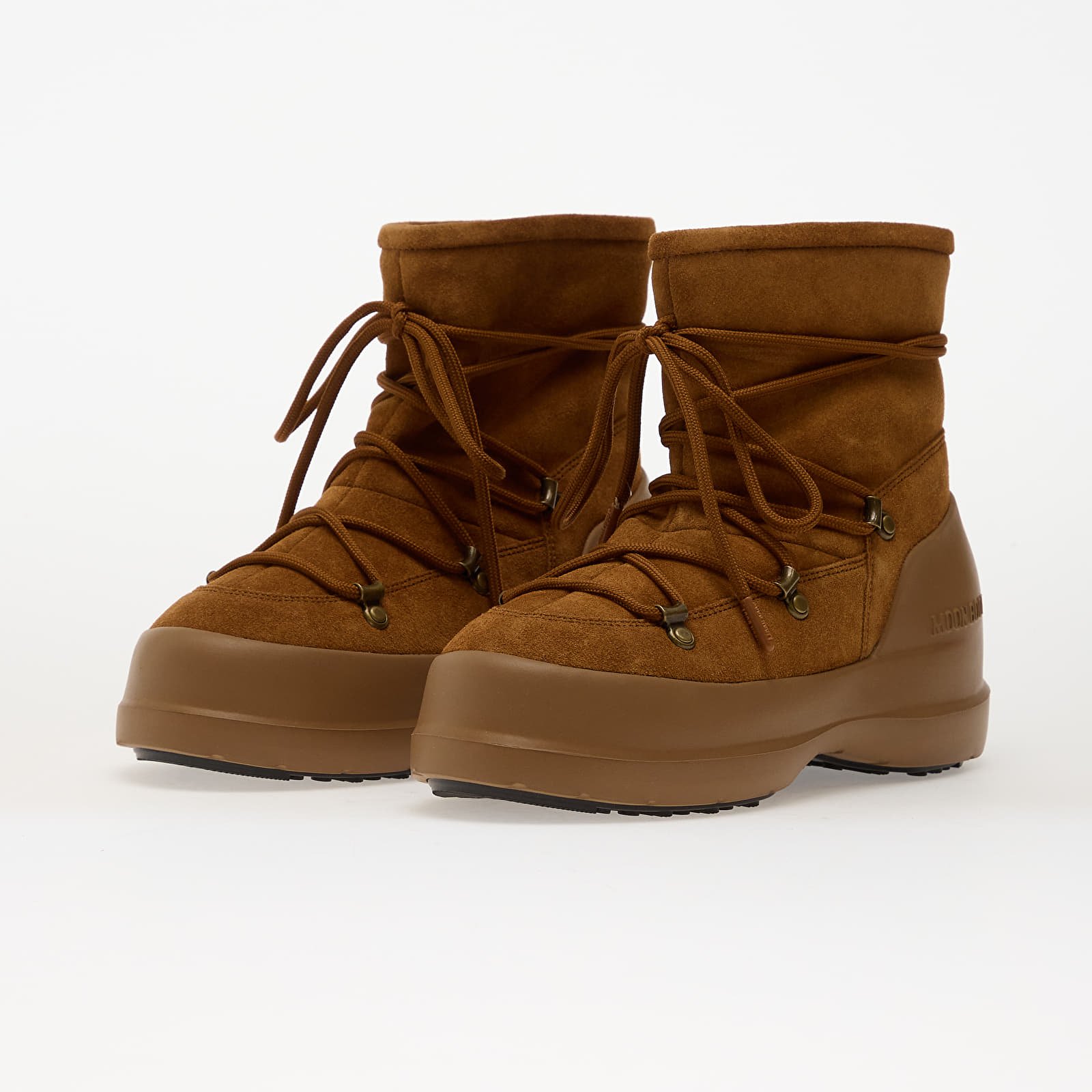 Дамски кецове и обувки Moon Boot Luna Boot Suede Cognac