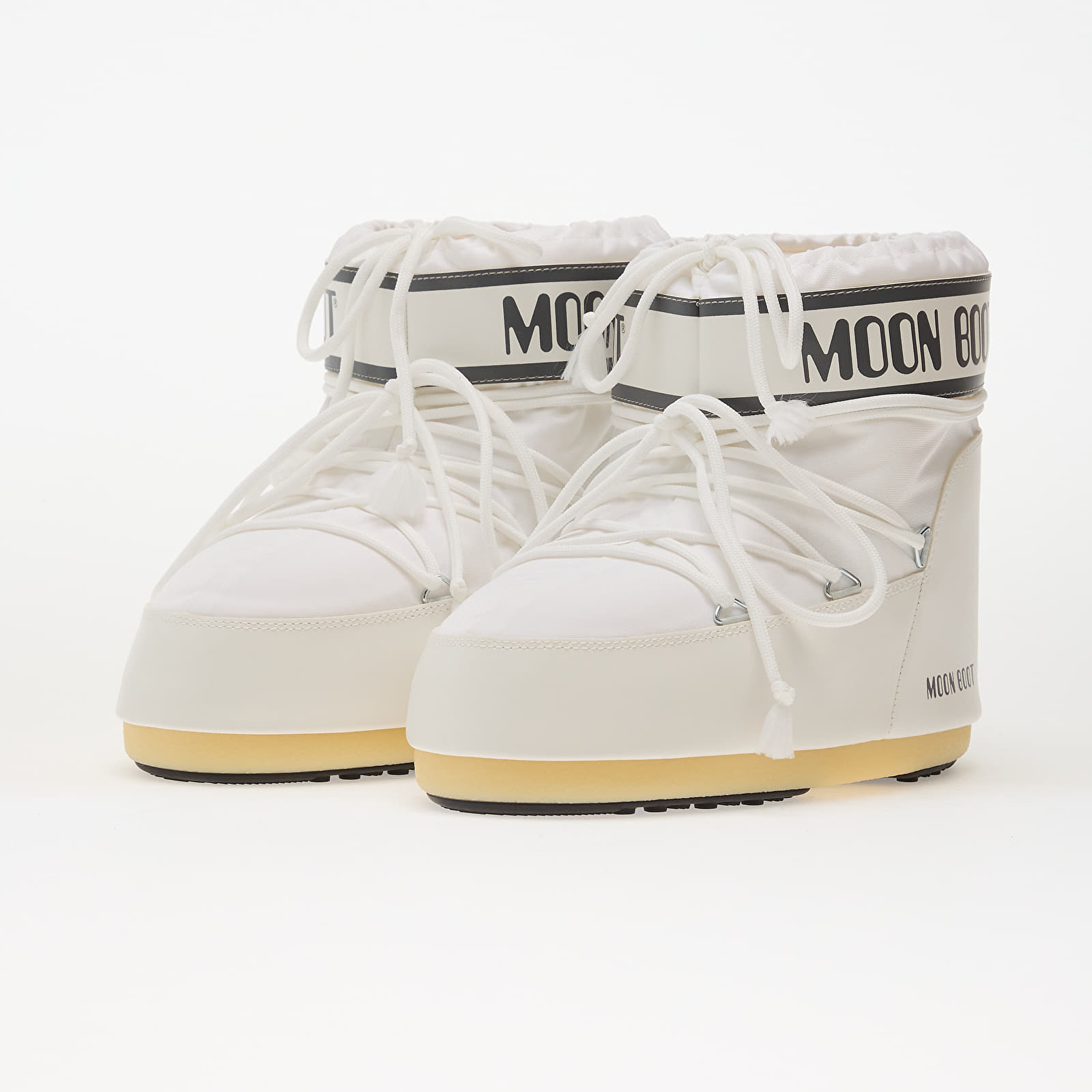 Мъжки кецове и обувки Moon Boot Icon Low Nylon White Mono