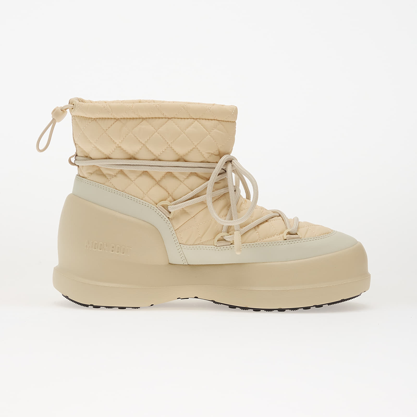 Pánské tenisky a boty Moon Boot Mezzaluna Quilted Mid Wp Cream