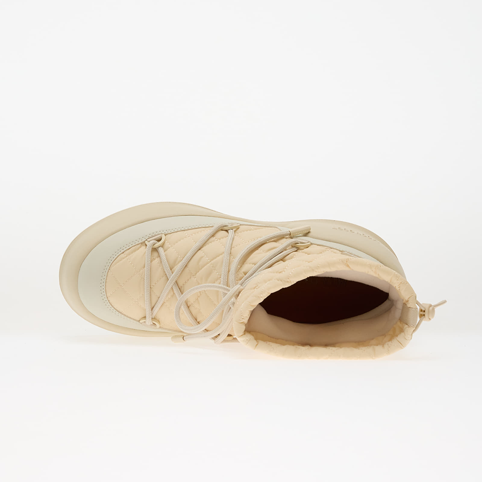 Pánské tenisky a boty Moon Boot Mezzaluna Quilted Mid Wp Cream