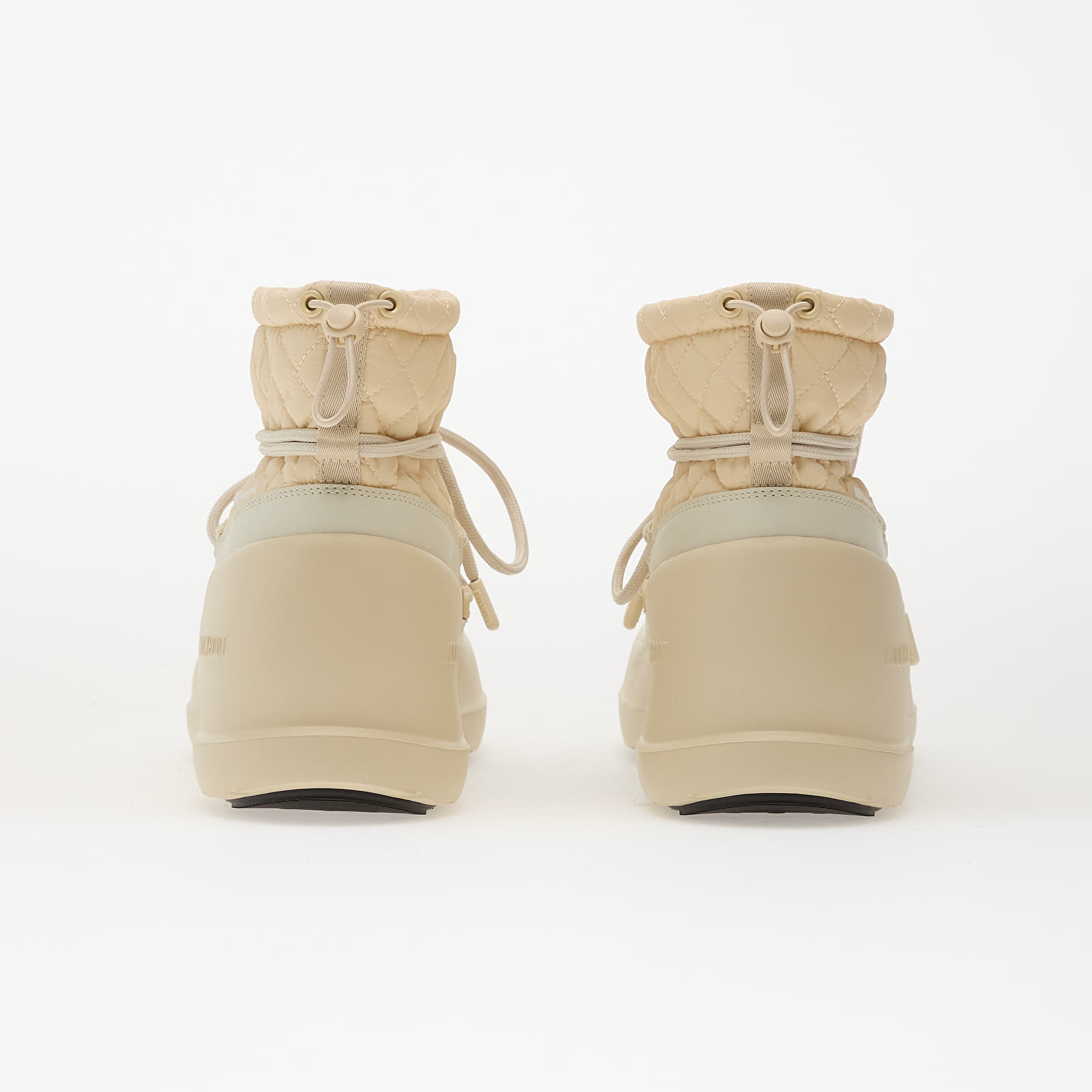 Pánské tenisky a boty Moon Boot Mezzaluna Quilted Mid Wp Cream