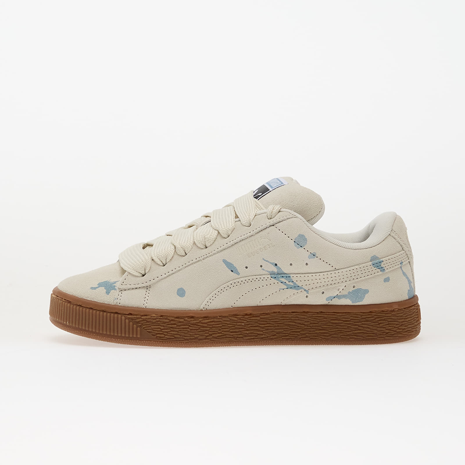Încălțăminte și sneakerși pentru bărbați Puma Suede XL Splatters Vapor Gray-Gum