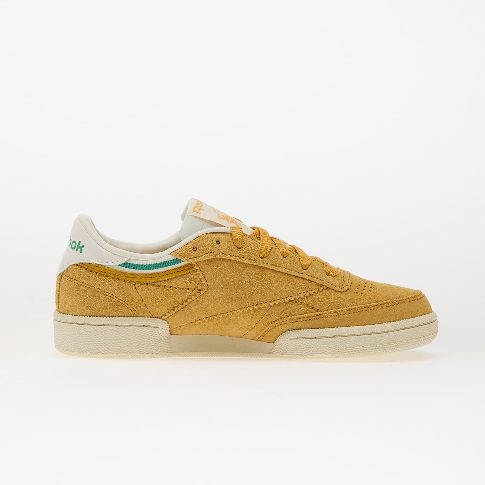 Women's sneakers and shoes Reebok Club C 85 Gritgold/ Chalk/ Upgradegreen