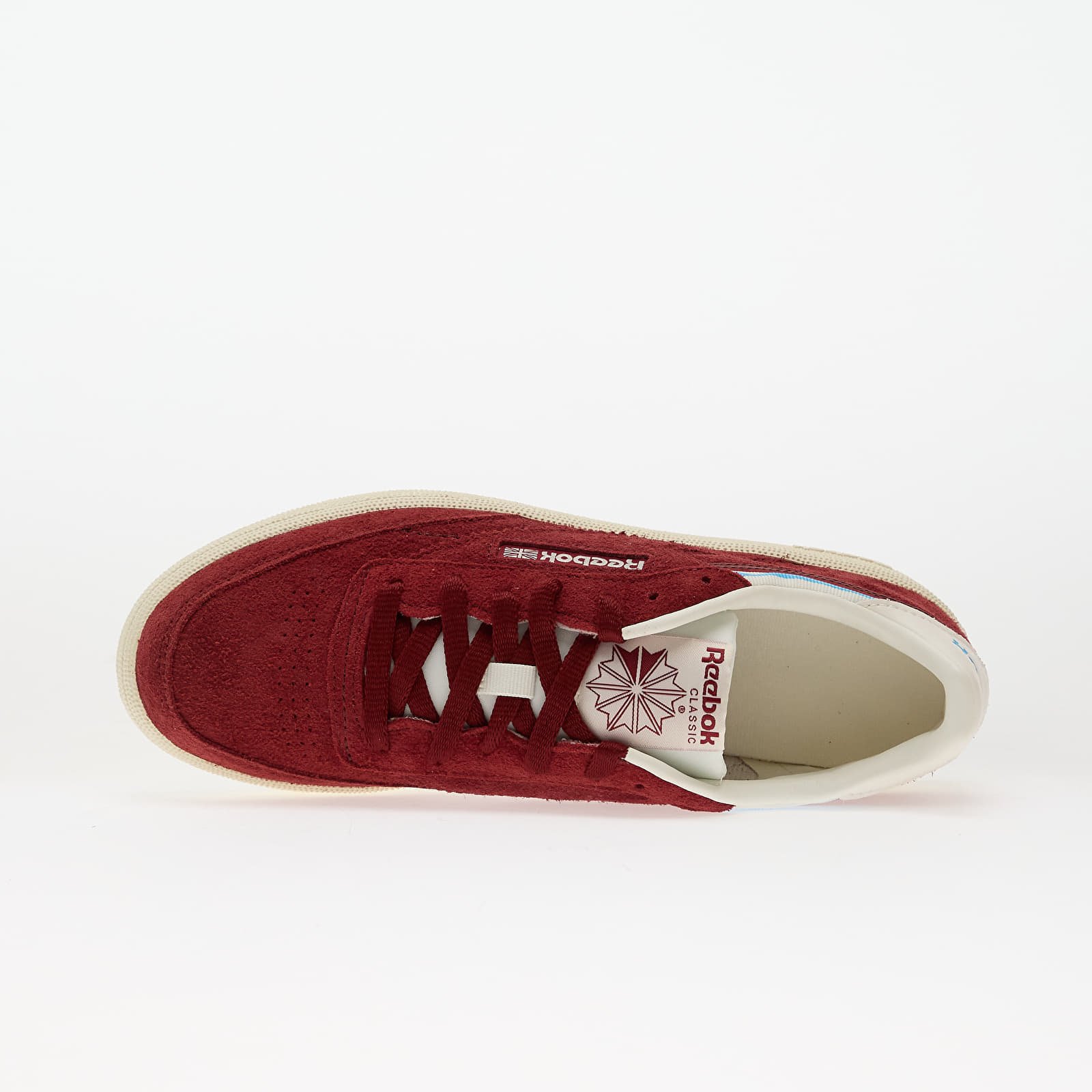 Дамски кецове и обувки Reebok Club C 85 Retrored/ Chalk/ Futurecyan