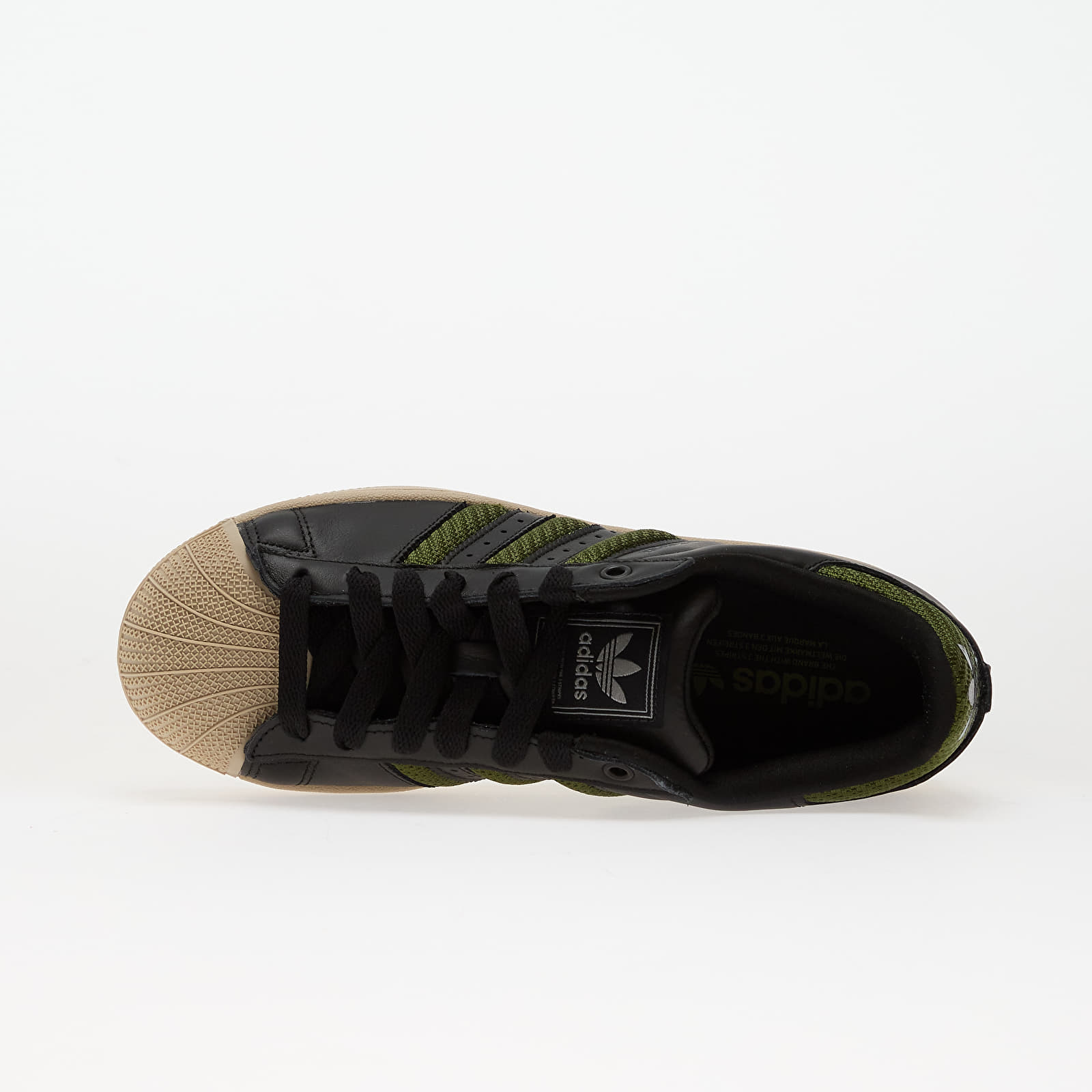 Pánske tenisky a topánky adidas Superstar II Core Black/ Tecoli/ Wonder Beige