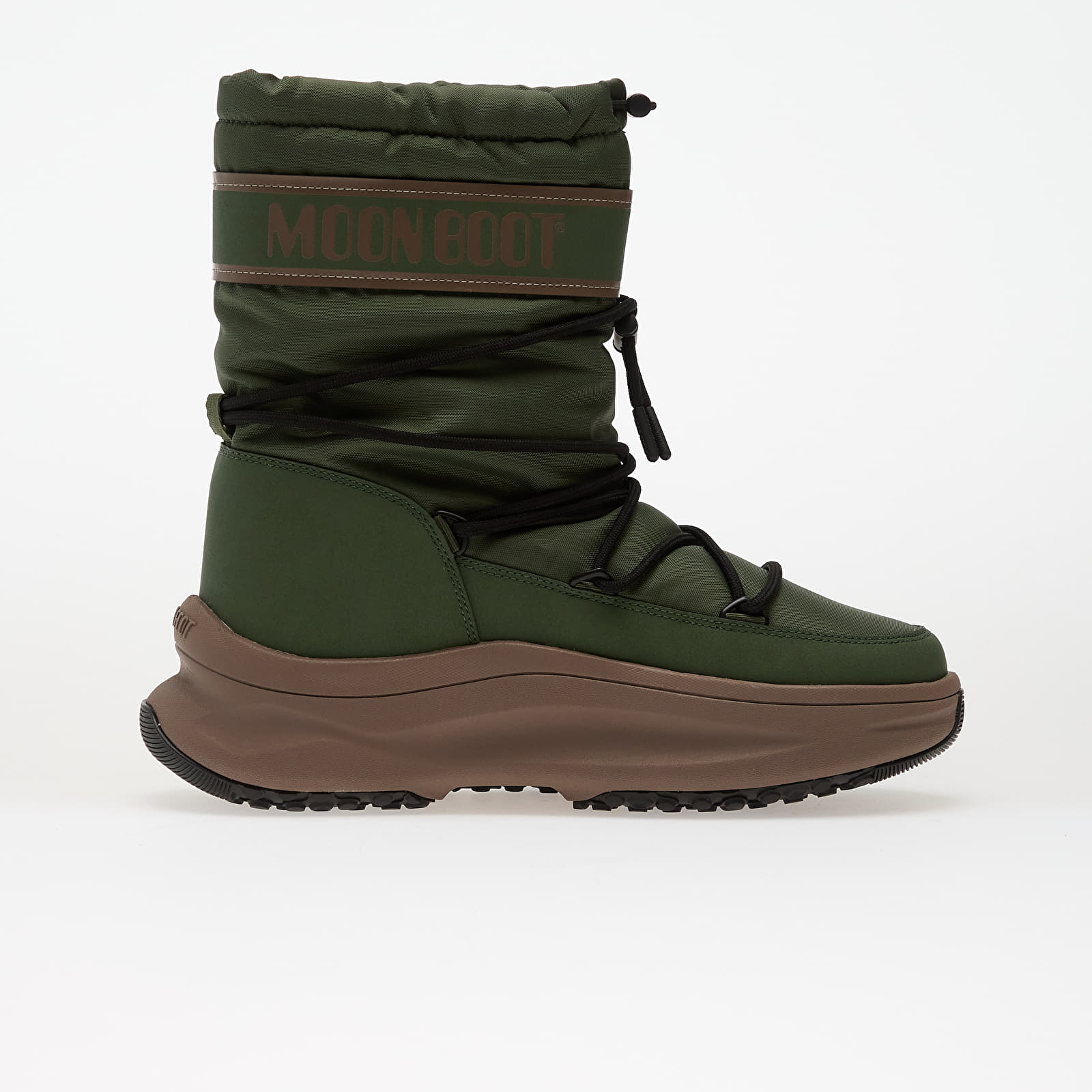 Încălțăminte și sneakerși pentru bărbați Moon Boot Moon247 Polar Wp Forest Green