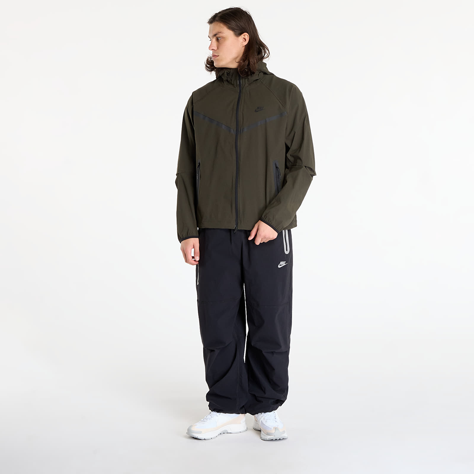 Moške jakne Nike Tech Men's Woven Jacket Sequoia/ Sequoia/ Black