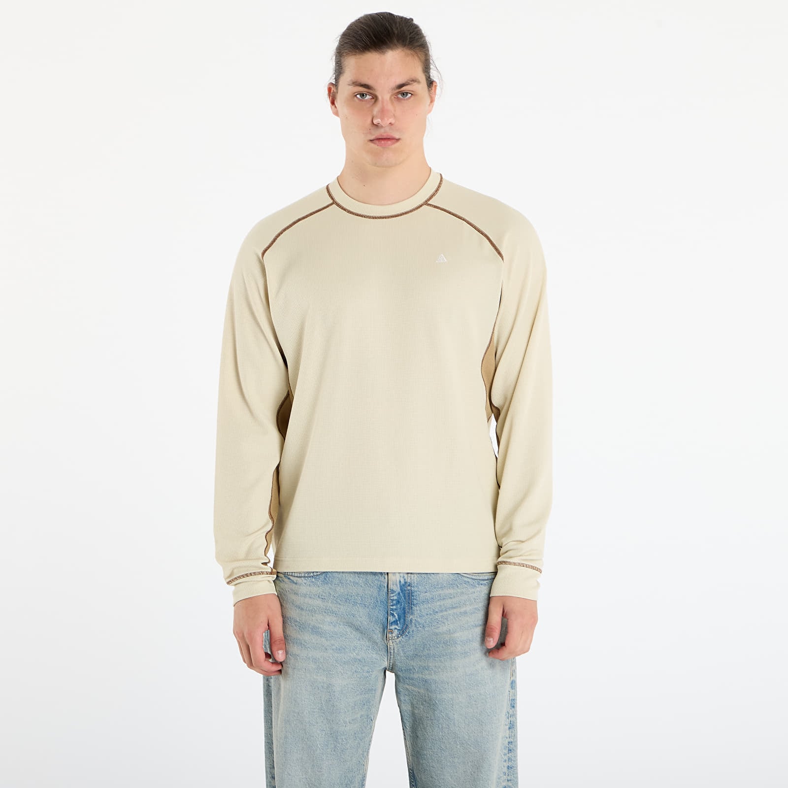 Tricou Nike ACG Chinati Mens Dri-FIT ADV Longsleeve Top Lt Khaki/ Parachute Beige/ Summit White S