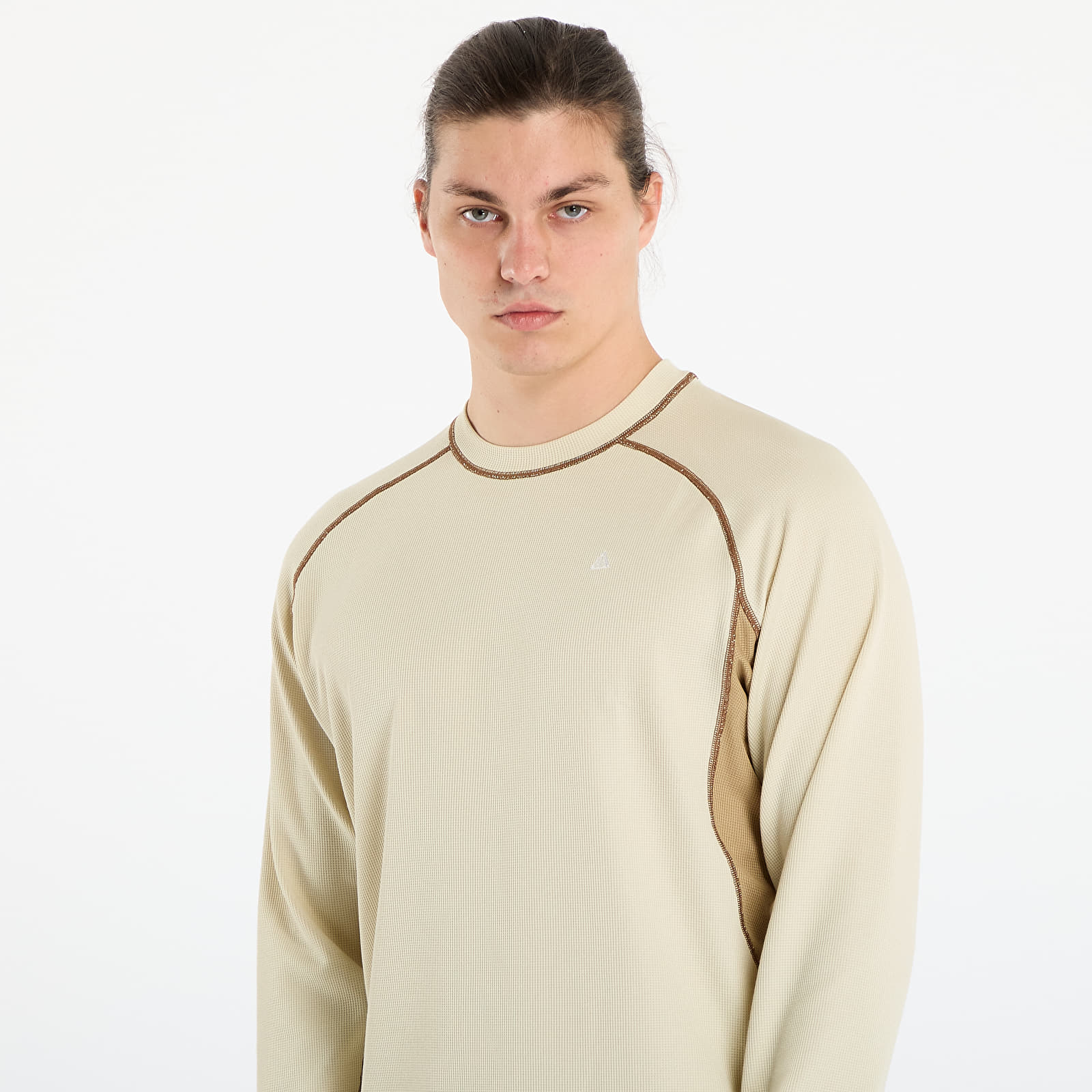 Pánske tričká Nike ACG "Chinati" Men's Dri-FIT ADV Long-Sleeve Top Lt Khaki/ Parachute Beige/ Summit White