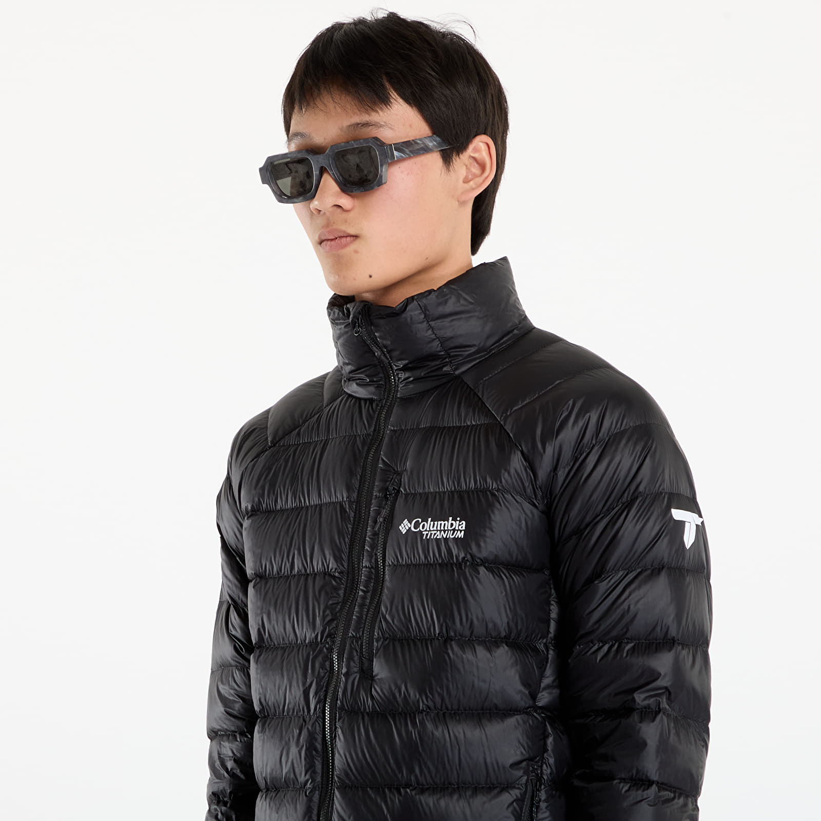 Pánské bundy Columbia Arctic Crest™ Down Jacket Black