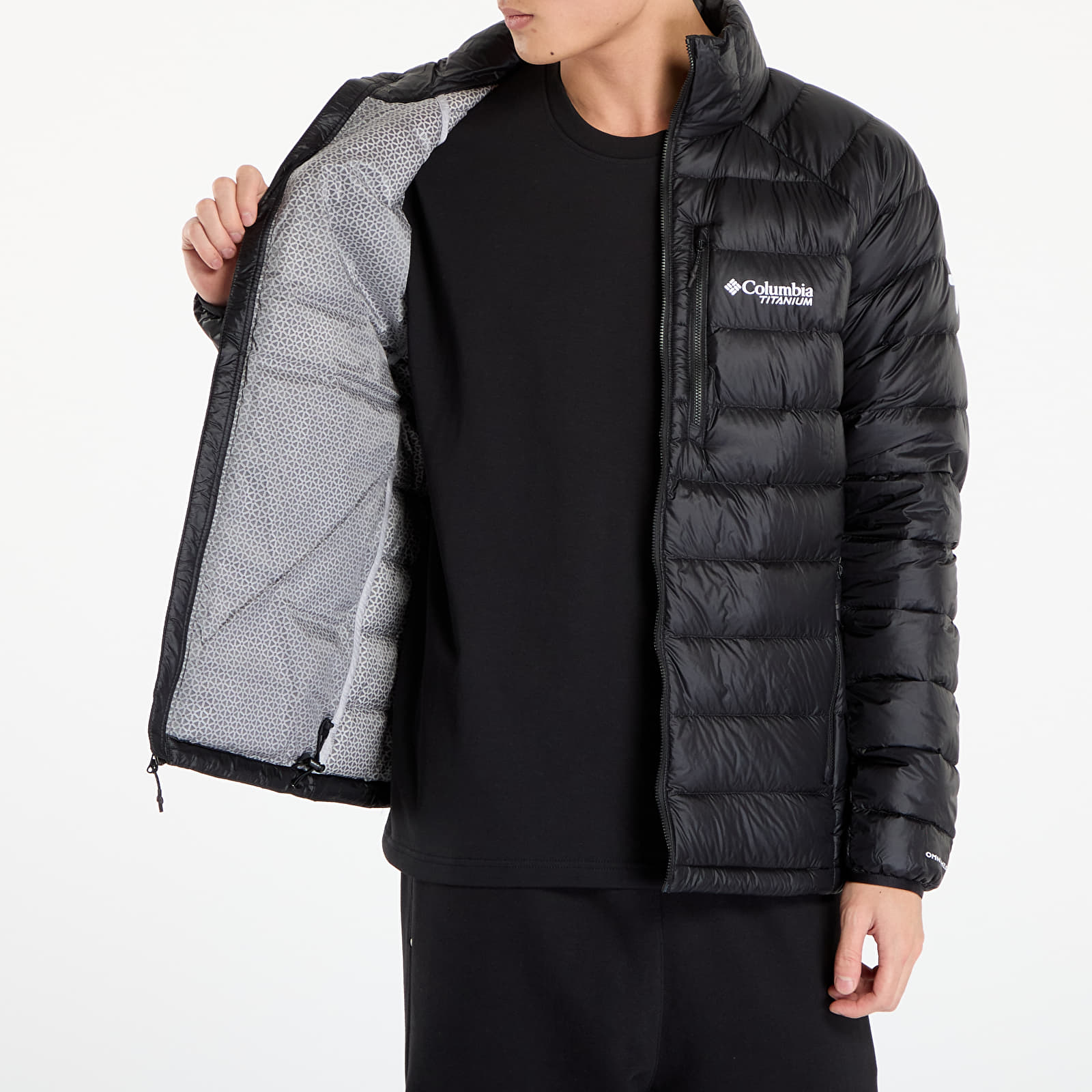 Pánské bundy Columbia Arctic Crest™ Down Jacket Black