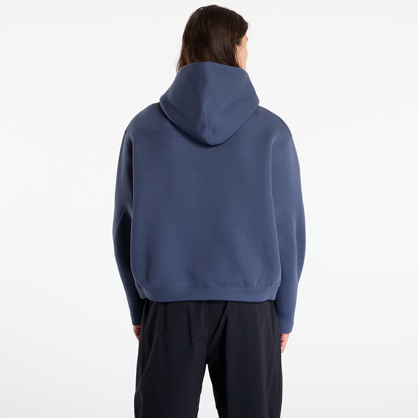 Sweatshirts för män Nike Tech Men's Pullover Hoodie with Reflective Accents Thunder Blue/ Black