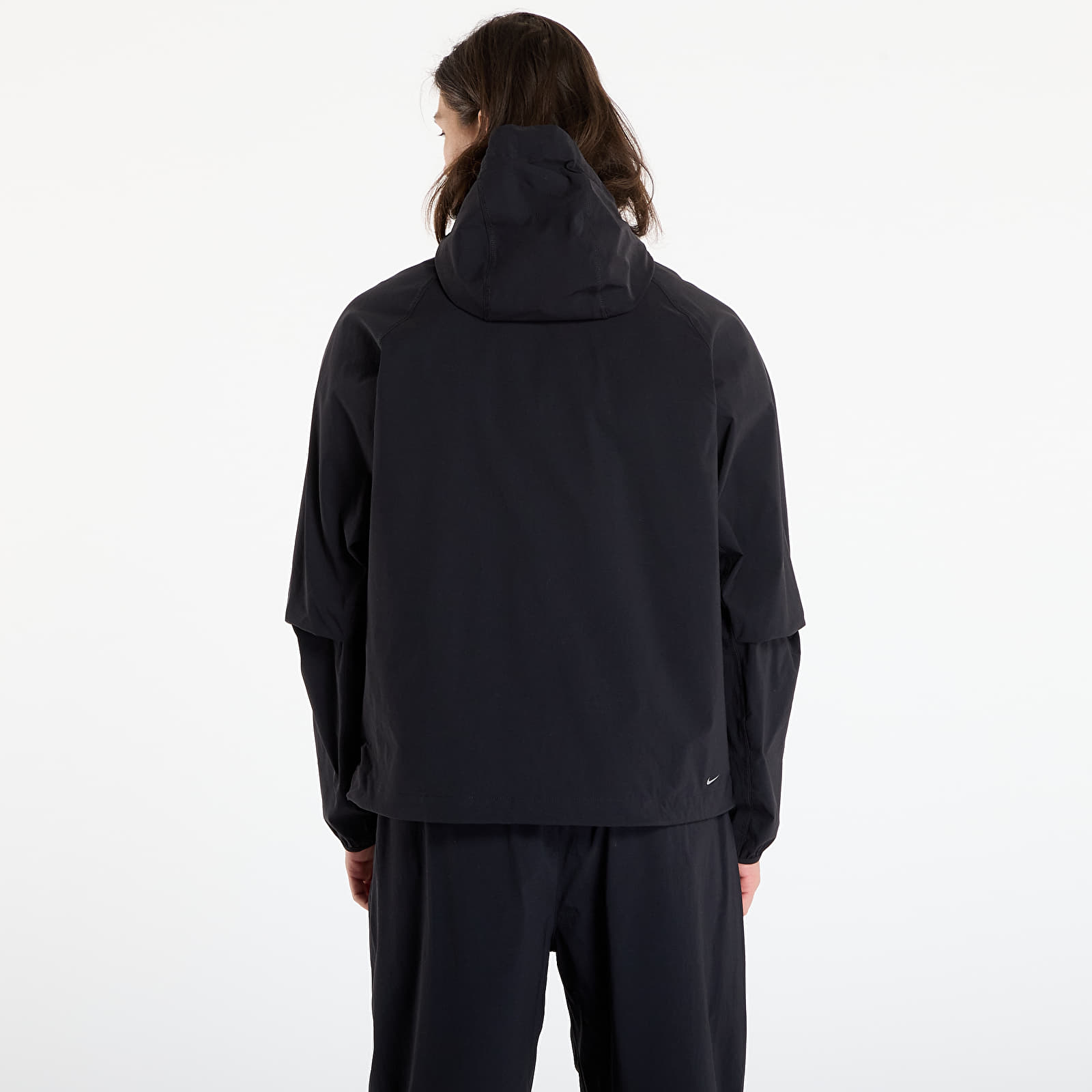 Vestes pour hommes Nike Tech Men's Full-Zip Woven Windrunner Jacket Black