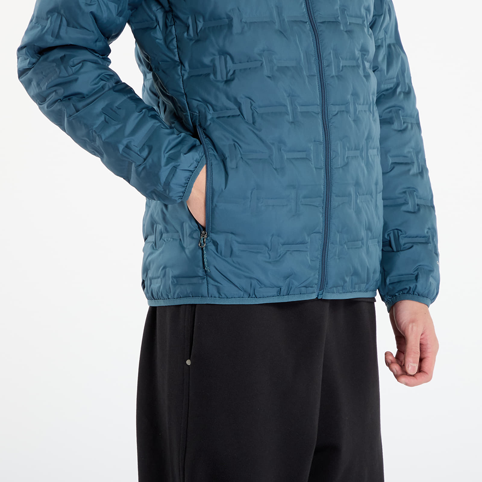Pánské bundy Columbia Delta Ridge™ II Down Hooded Jacket Everblue