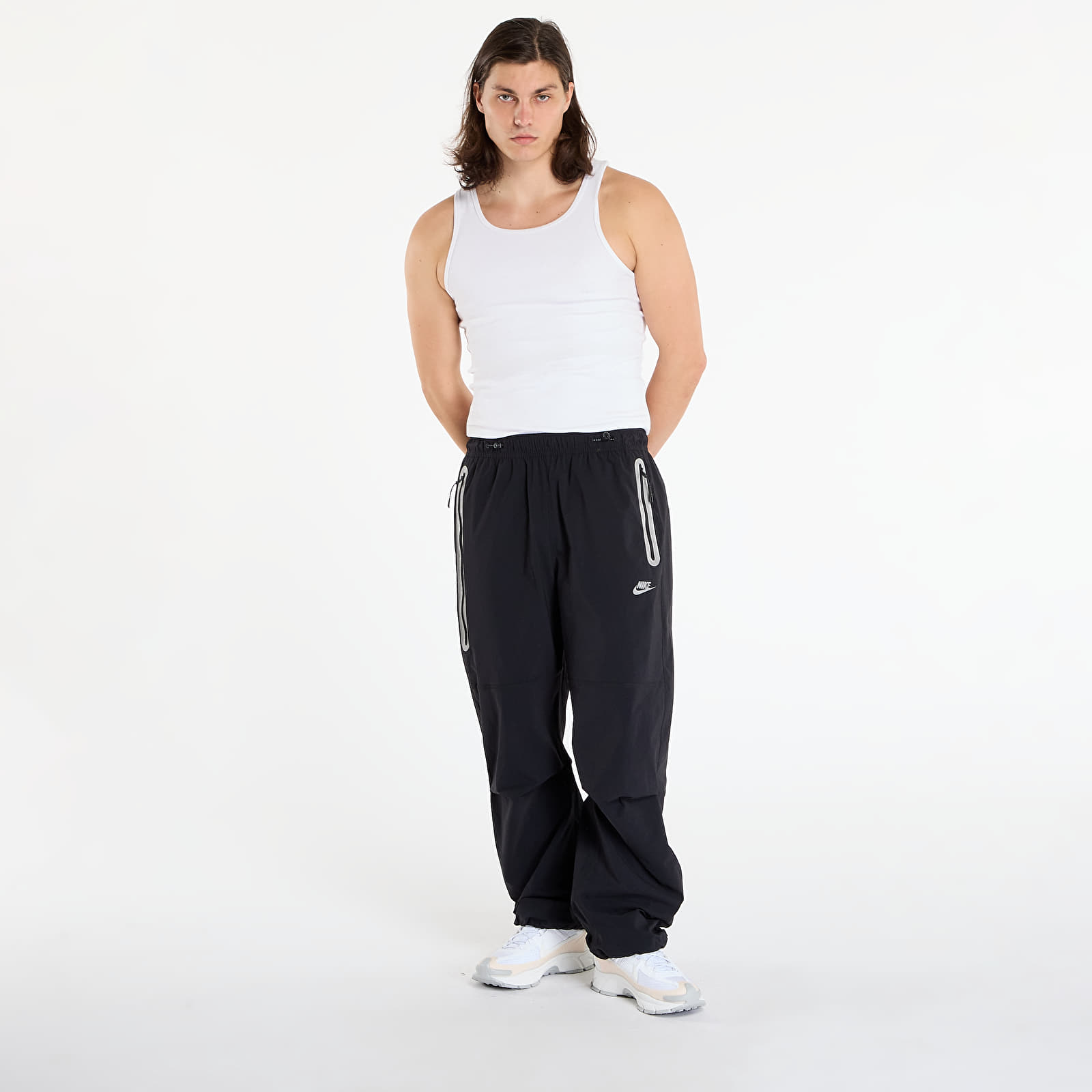 Muške hlače Nike Tech Men's Oversized Woven Pants Black