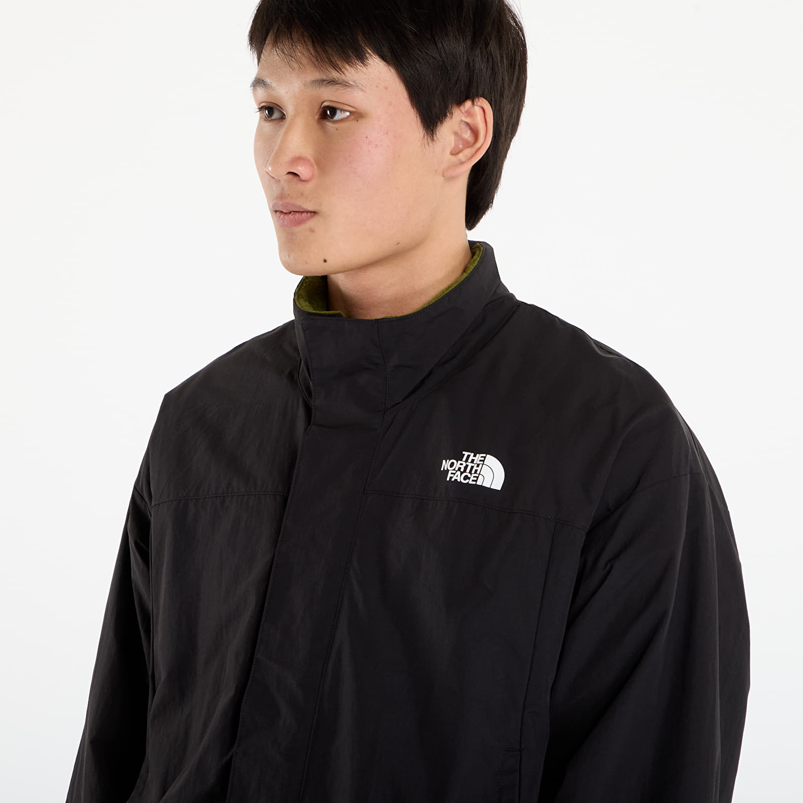 Pánské bundy The North Face M Yumiori Reversible Jacket TNF Black/ Woodland Green