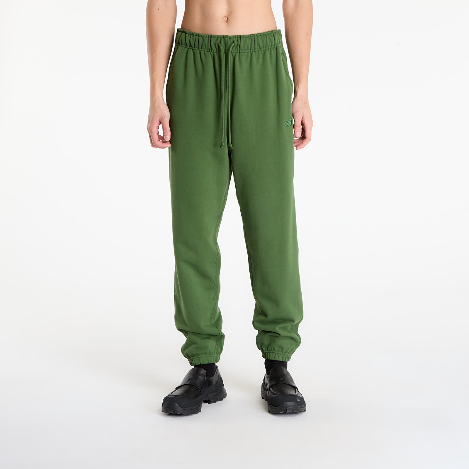 Pantaloni New Balance Athletics French Terry Jogger Dark Alpine Green XXL