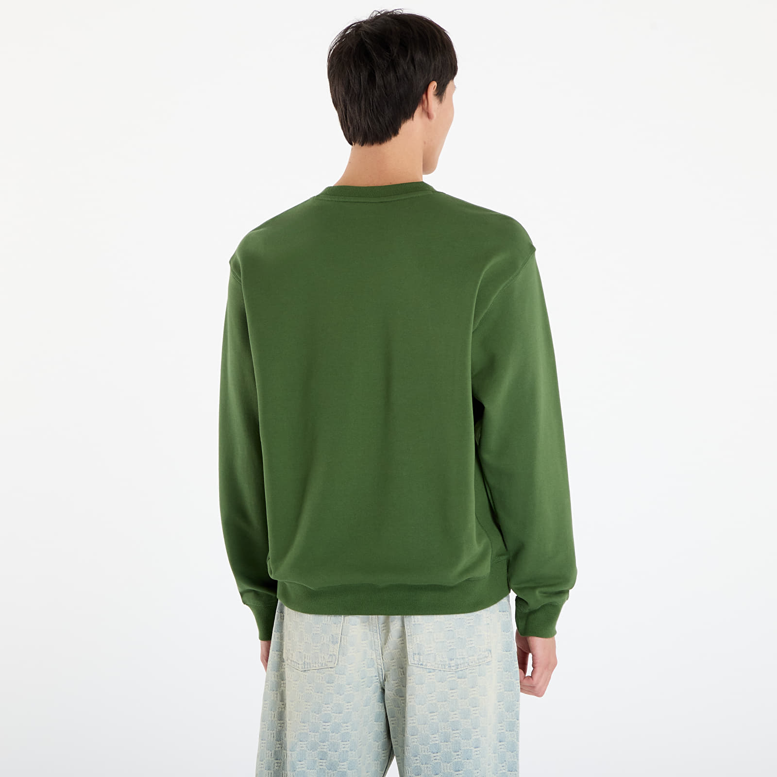 Sweats à capuche homme New Balance Athletics French Terry Crew Dark Alpine Green
