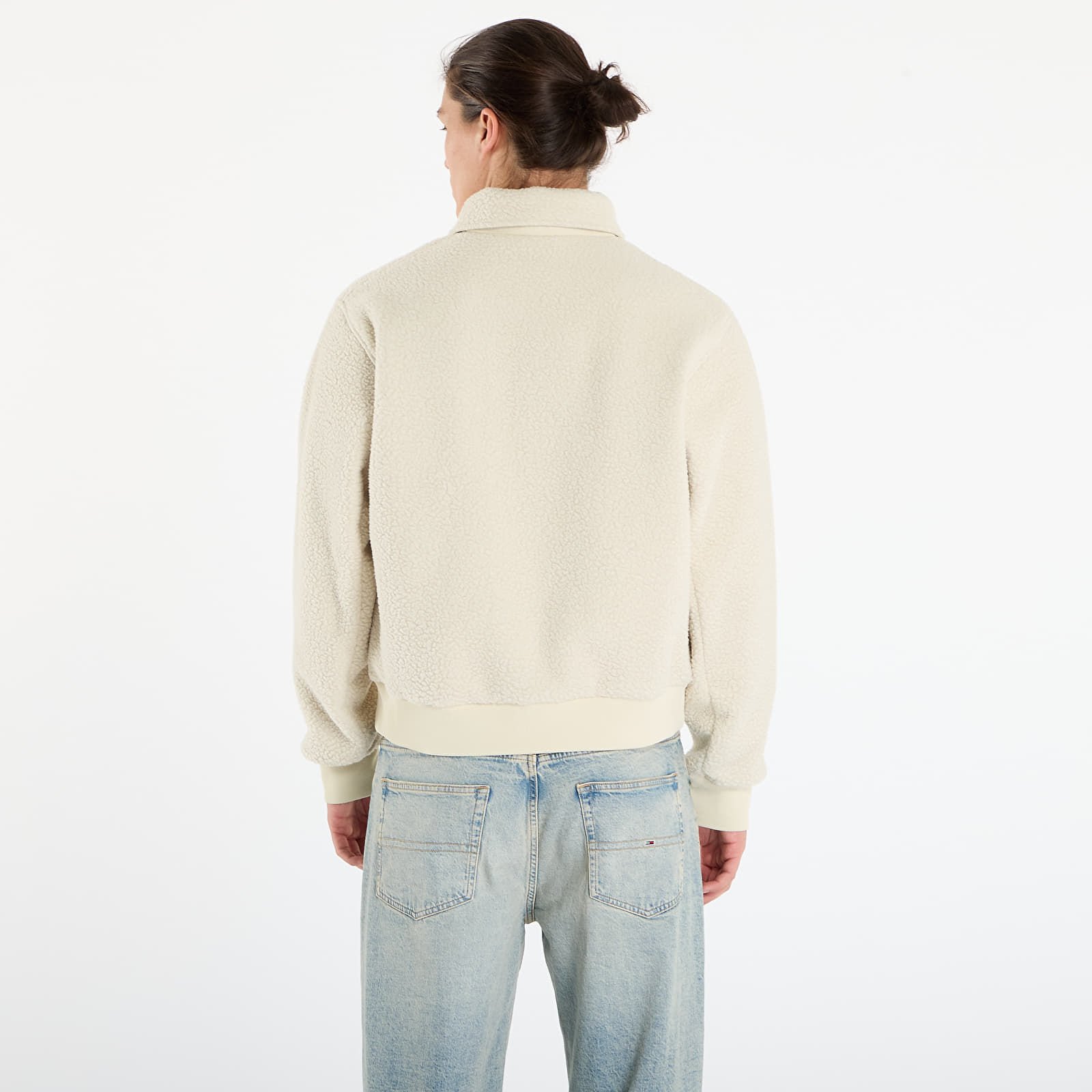 Jakne  Nike Sportswear Club Men's High-Pile Fleece Coaches Jacket Lt Khaki/ White