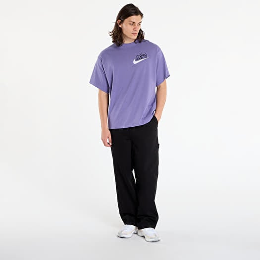 purple teal nike shirt