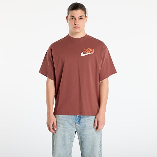 T-shirt Nike Solo Swoosh Men's T-Shirt Red Sepia