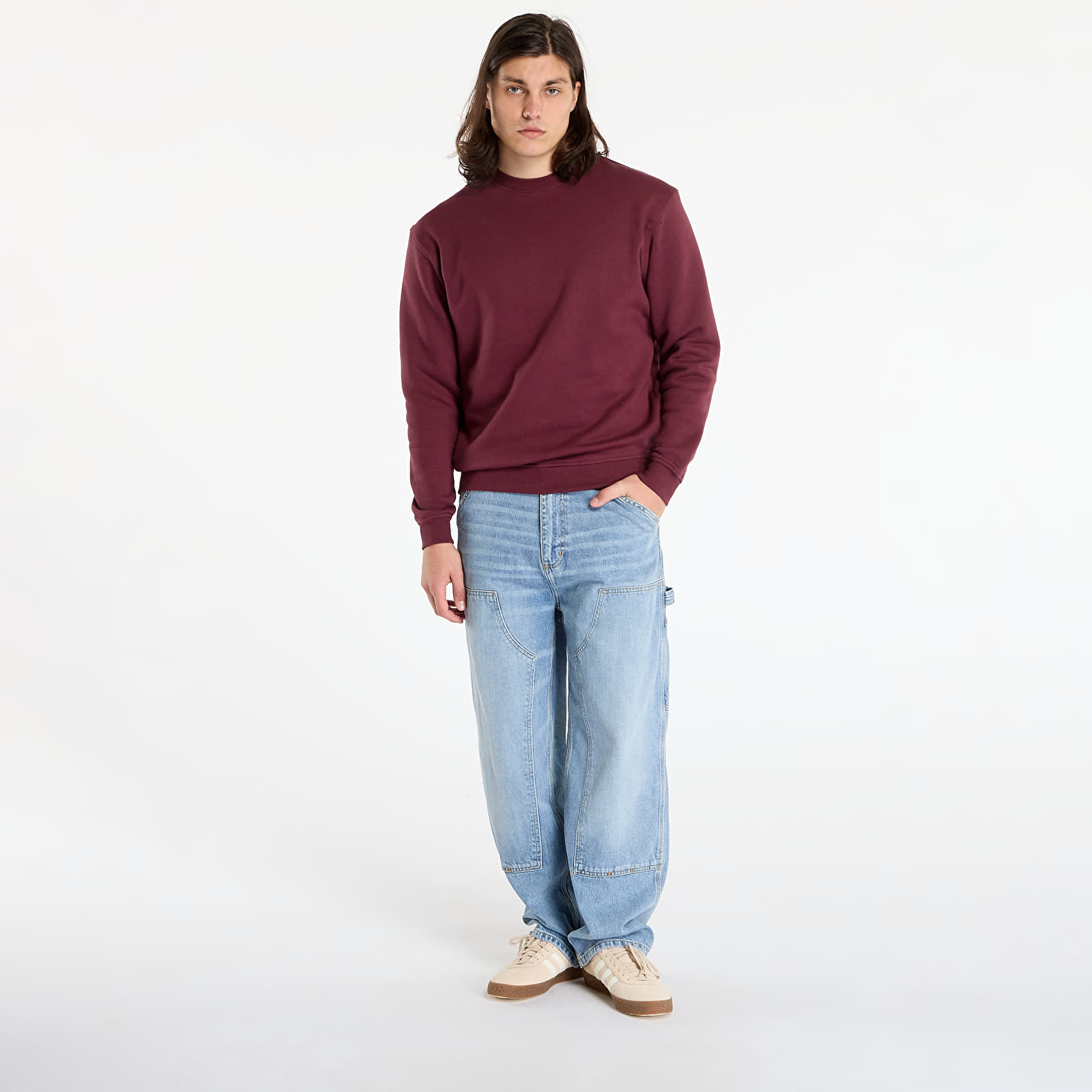 Hoodies och sweatshirts Urban Classics Crewneck Sweatshirt Cherry