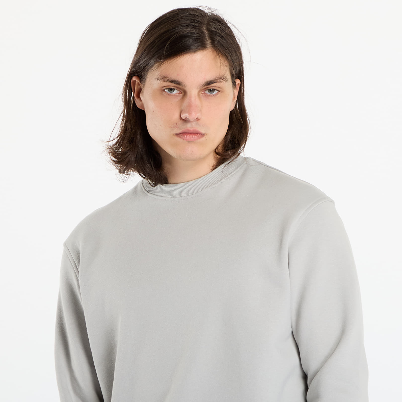 Hanorace Urban Classics Crewneck Sweatshirt Light Asphalt