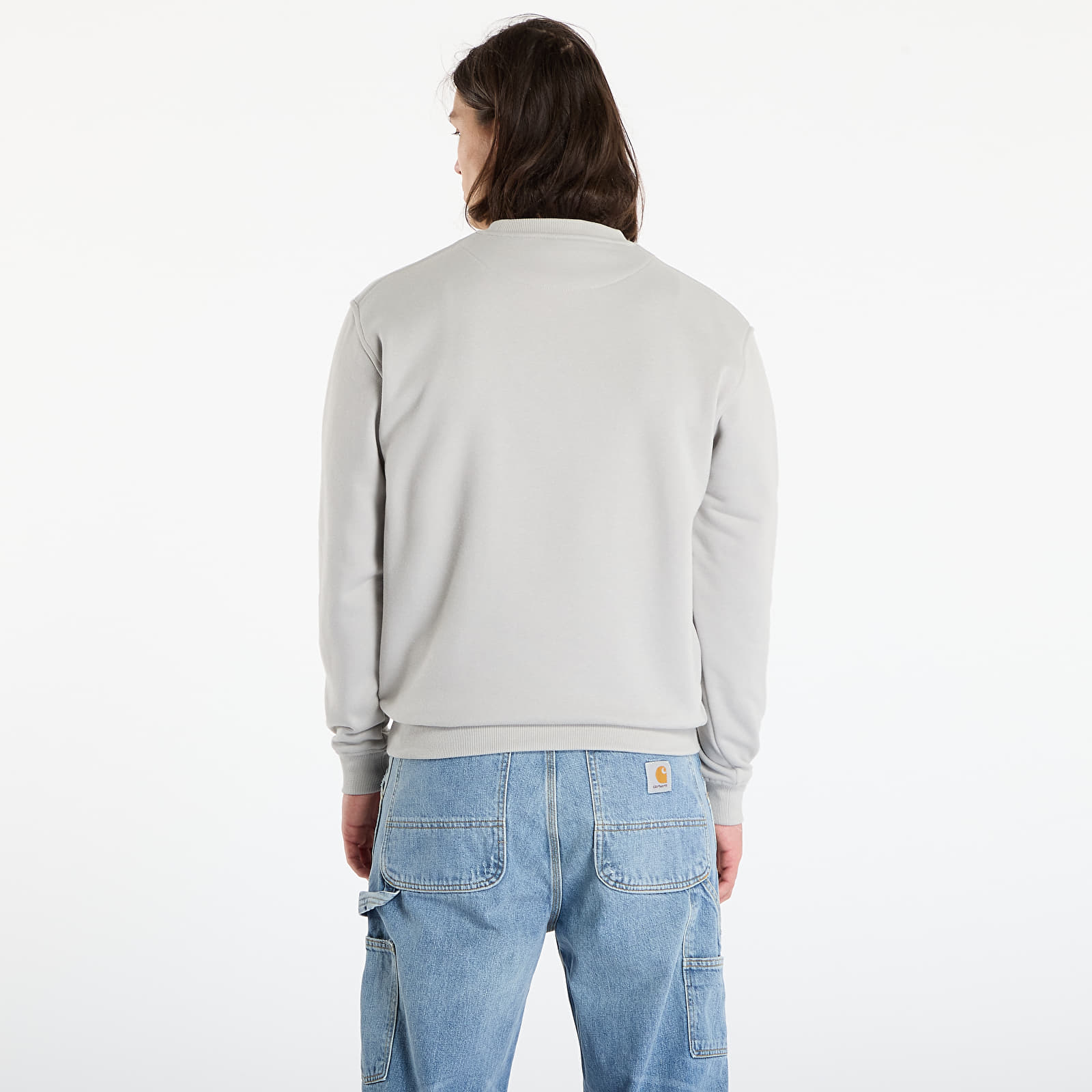 Hanorace Urban Classics Crewneck Sweatshirt Light Asphalt