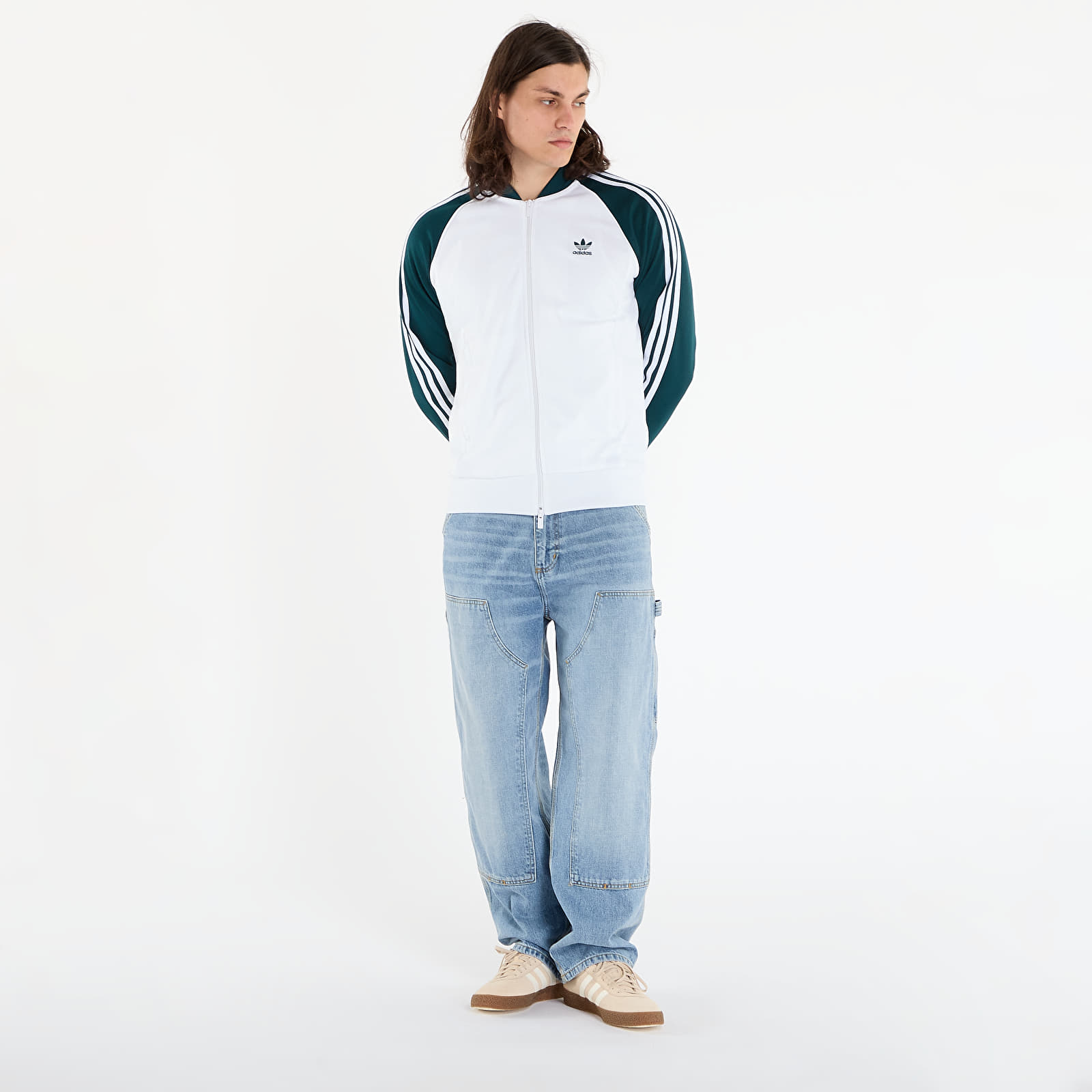 Hoodies and sweatshirts adidas Adicolor Classics SST Track Jacket White