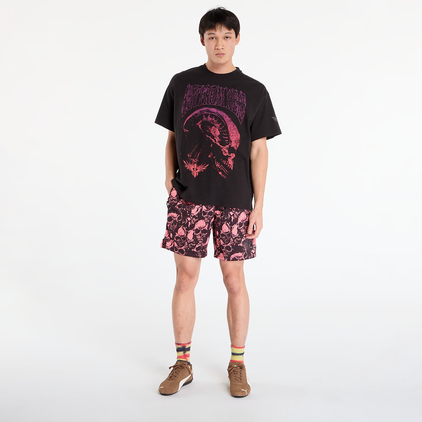 Men's shorts Puma LaMelo World Tour-nament AOP 7" Short Sun Struck/ Aop