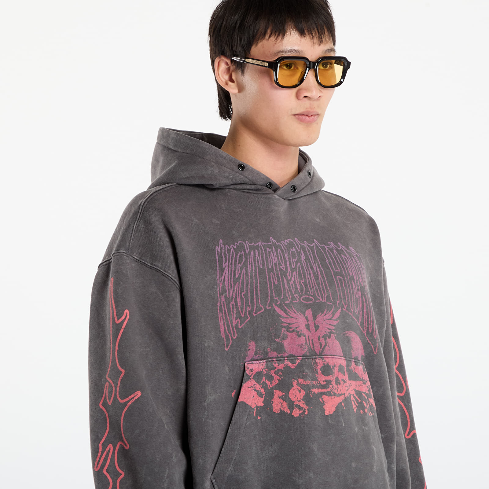 Sweatshirts til mænd Puma LaMelo World Tour-nament Hoodie Dusky Gray