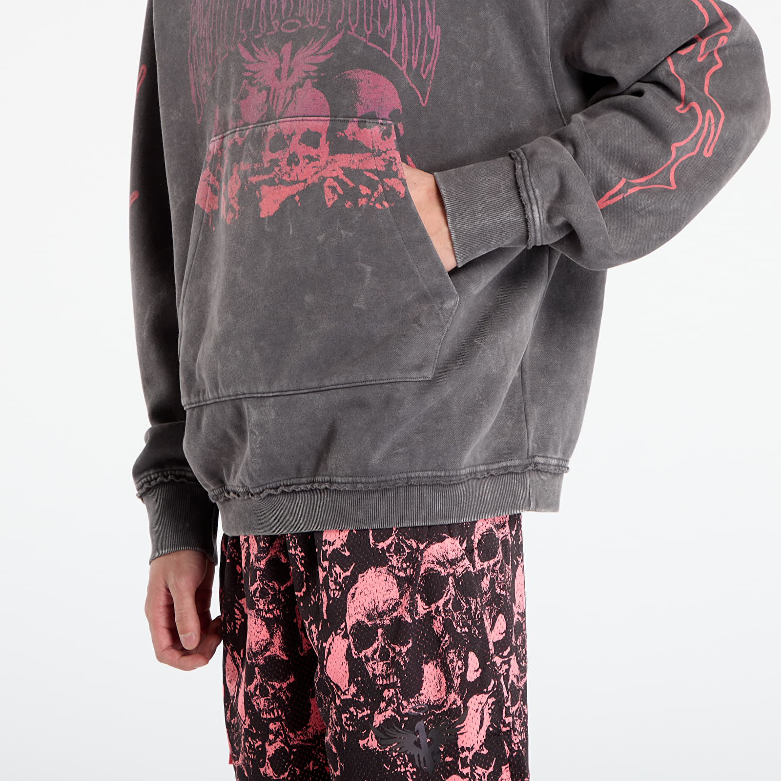 Sweatshirts til mænd Puma LaMelo World Tour-nament Hoodie Dusky Gray