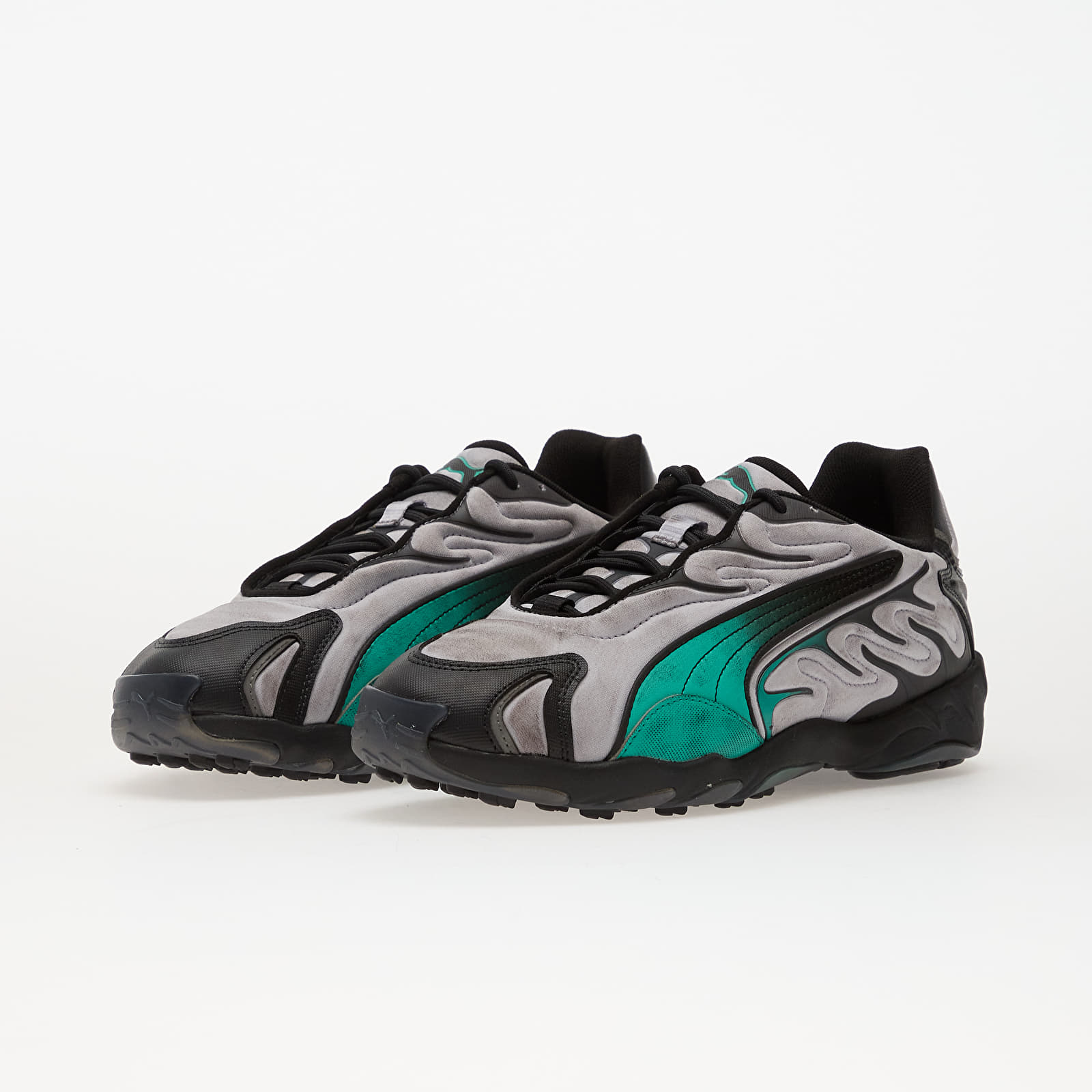 Moški čevlji Puma Inhale Distressed Vibrant Silver-Vibrant Green