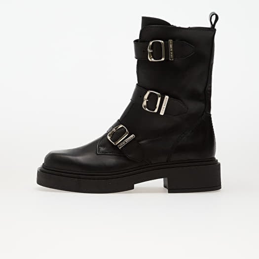 Steve Madden Clipper Black Leather