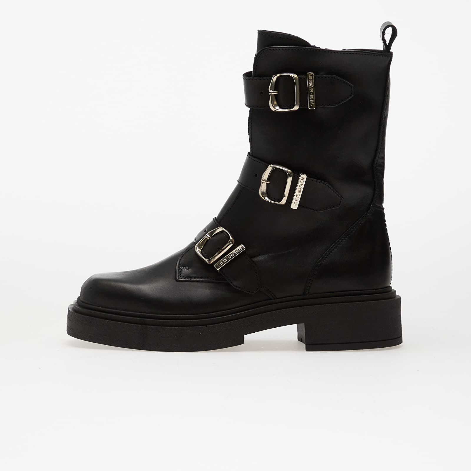 Chaussures et baskets femme Steve Madden Clipper Black Leather
